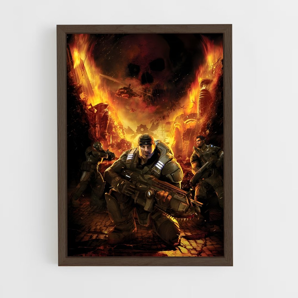 Poster Halo Wars: Heroes Unleashed – affiche Gears of war (vue 5)